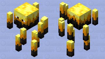 queimado pela chama Minecraft Mob Skin