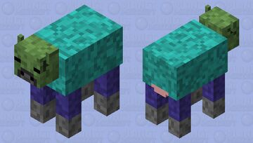 Zombie Cow! Minecraft Mob Skin