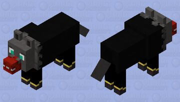 Nano Wolf Minecraft Mob Skin