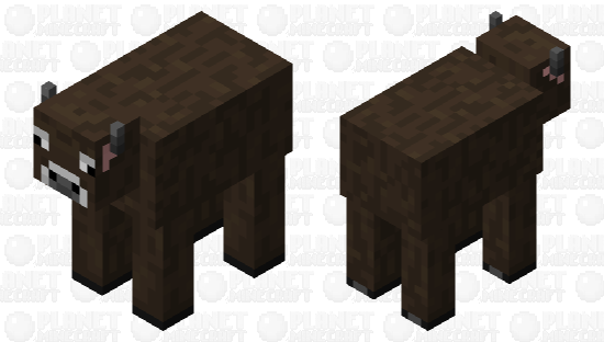 MightyLegend's Zoo: Bull Minecraft Skin