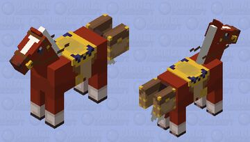 The Legend of Zelda - Epona (Ocarina of Time) Minecraft Mob Skin