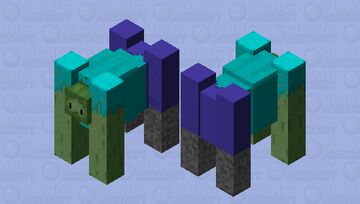Zombie Ravager! Minecraft Mob Skin