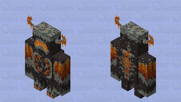 Pale Warden Minecraft Mob Skin