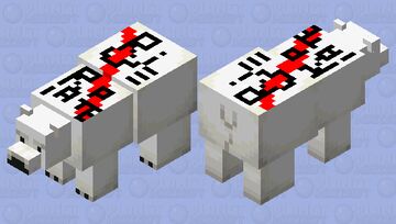 River Plate Polar Bear Minecraft Mob Skin