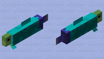 Zombie Salmon! Minecraft Mob Skin