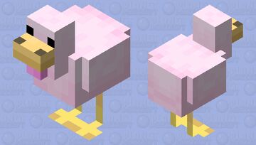 pink chiken Minecraft Mob Skin