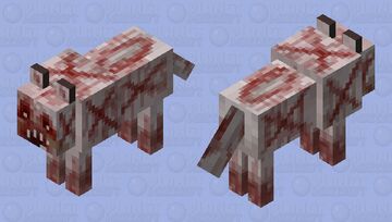 Man-eating Wolf Minecraft Mob Skin
