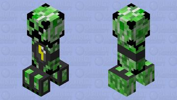 Tech Robot Creeper Minecraft Mob Skin