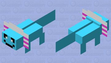 Wooper Minecraft Mob Skin