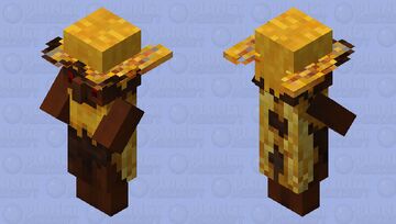 Bumble Bee Villager Minecraft Mob Skin