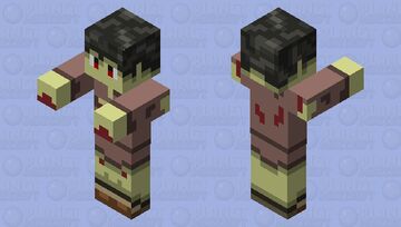 terraria zombie Minecraft Mob Skin