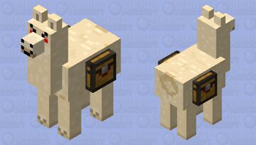 evil llama with trapped chests Minecraft Mob Skin