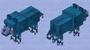 Ghostly Water Wolf Minecraft Mob Skin