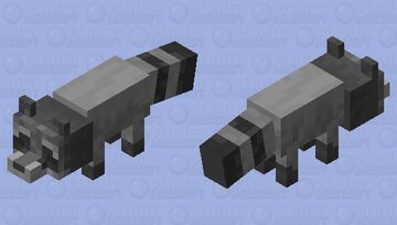 Raccoon Minecraft Mob Skin
