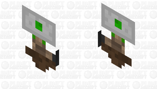 Villagers in Balloon v2 Minecraft Skin