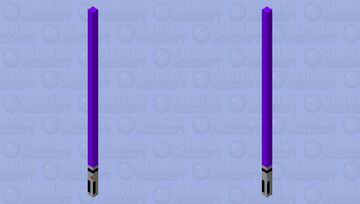 A Simple Purple Lightsaber Minecraft Mob Skin