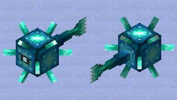 Revamped Guardian Minecraft Mob Skin