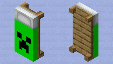 Creeper Bed Minecraft Mob Skin
