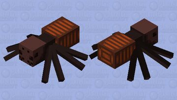 black recluse cave spider terraria Minecraft Mob Skin