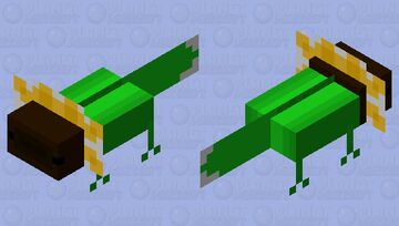goofy sunflower axolotl jam Minecraft Mob Skin