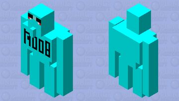 noob diamond golem doctor Minecraft Mob Skin