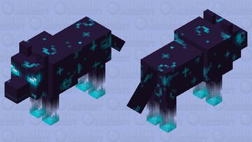 Soul Space Wolf Minecraft Mob Skin