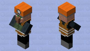 Miner Villager Minecraft Mob Skin