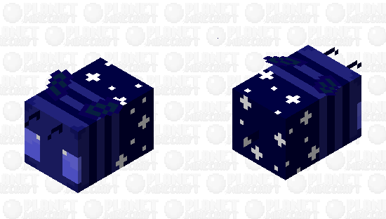 Night Bee Minecraft Skin