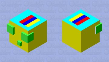 Slime colombiano abstracto Minecraft Mob Skin