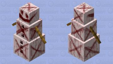Deadly Snow Golem Minecraft Mob Skin