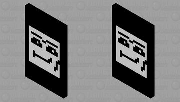 Roblox man face cape! Minecraft Mob Skin