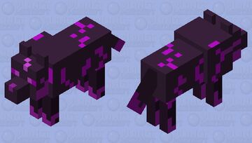 Ender wolf Minecraft Mob Skin