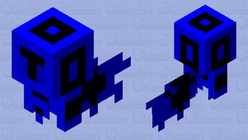 Blue neon allay Minecraft Mob Skin