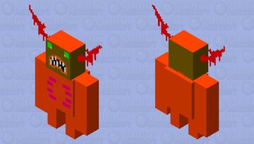 orange cool Minecraft Mob Skin