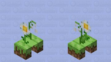 Oxeeye Lily Creeper Minecraft Mob Skin