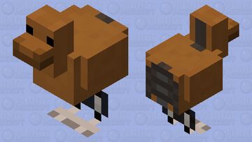 Creamy Horse Chicken (Minecraft Earth) Minecraft Mob Skin