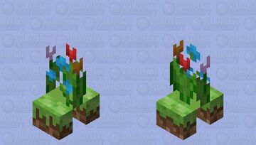 Tulip Orchid Creeper Minecraft Mob Skin