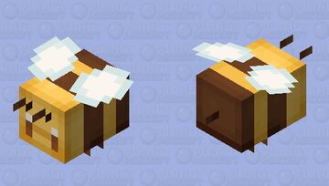 Cute Bee Minecraft Mob Skin