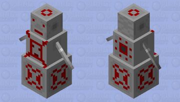 Killer robot! :[ Minecraft Mob Skin