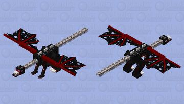 Ender Dragon From Hell V1 Minecraft Mob Skin