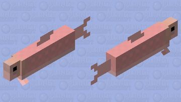 pink salmon Minecraft Mob Skin