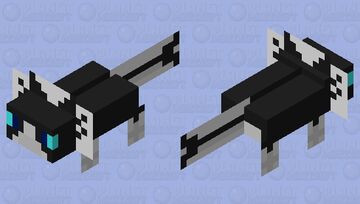 THUNDER THE AXOLOTL Minecraft Mob Skin