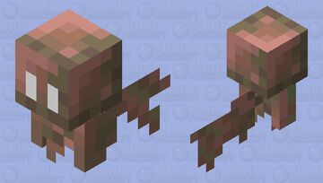 Lightly weathered cut copper allay Minecraft Mob Skin
