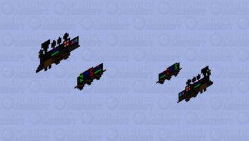 Saba Sixarulidze Georgian Train With Tender In Assassin's Creed PJ Masks Minecraft Mob Skin
