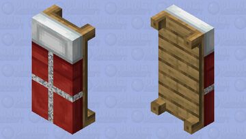 danmarks flagga bed Minecraft Mob Skin