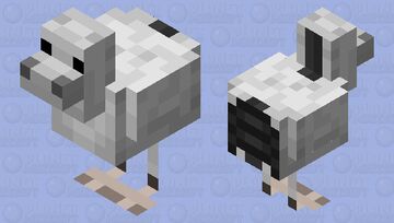 White Horse Chicken (Minecraft Earth) Minecraft Mob Skin