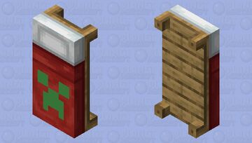 Creeper bed Minecraft Mob Skin