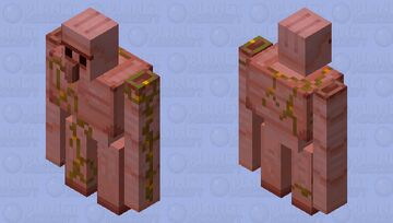 Immortal Iron Golem(based on real life Glitch) Minecraft Mob Skin