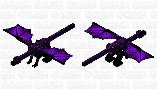 New Ender dragon Minecraft Skin
