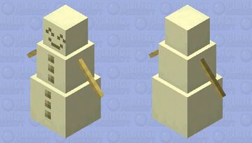 yellow snow golem Minecraft Mob Skin